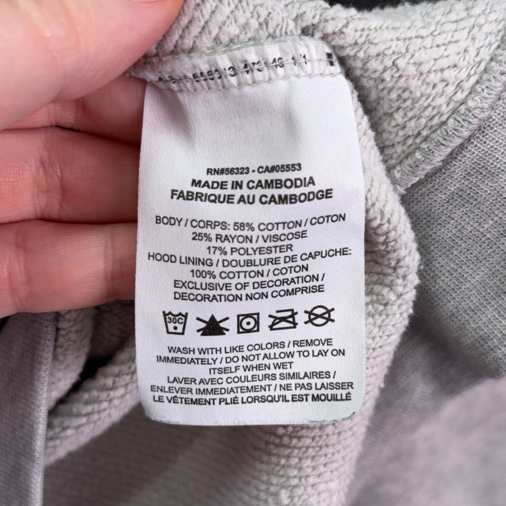 Nike Hoodie Womens M Gray Full Zip Sportswear Club Fleece Hooded Sweatshirt‎ - Picture 4 of 8